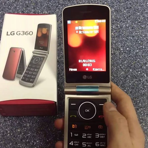 Обзор раскладушки lg g360