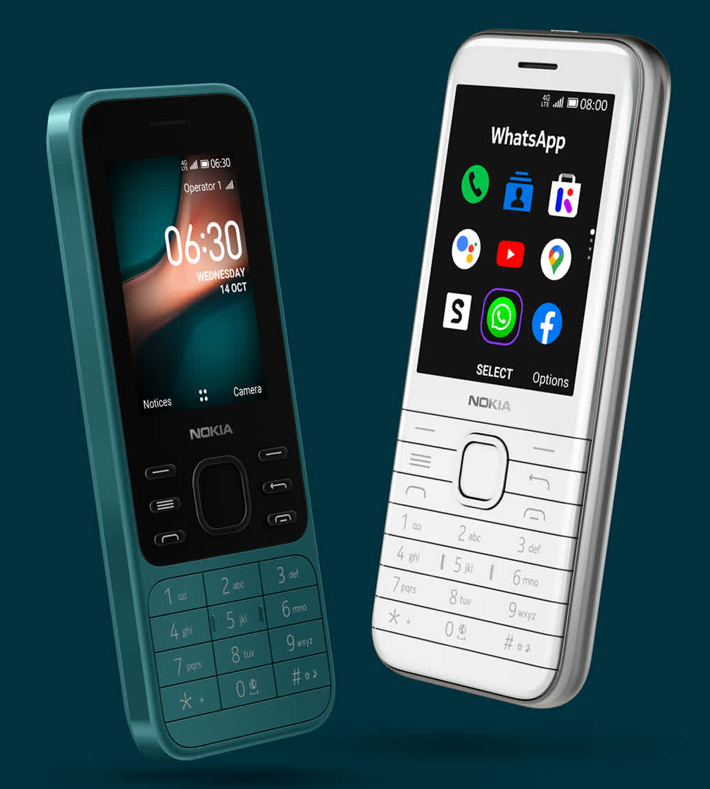 nokia 8000 4g whatsapp call