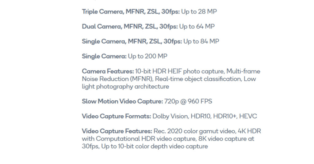 Qualcomm Snapdragon 888 Specs